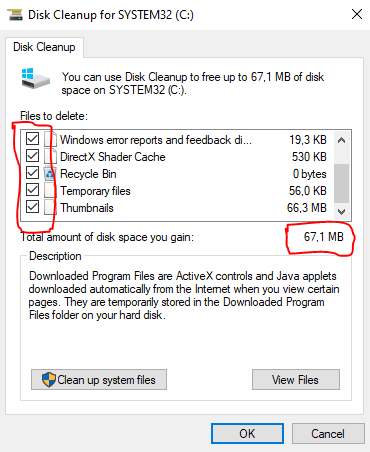 Disk Cleanup - Media ID