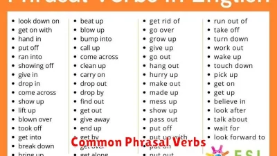 Common Phrasal Verbs