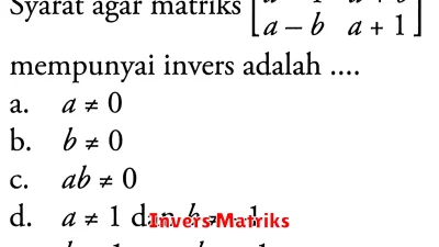 Invers Matriks