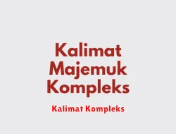 Penggunaan Kalimat Kompleks dalam Bahasa Indonesia