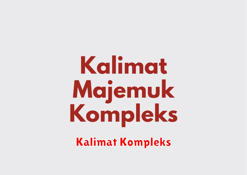 Kalimat Kompleks