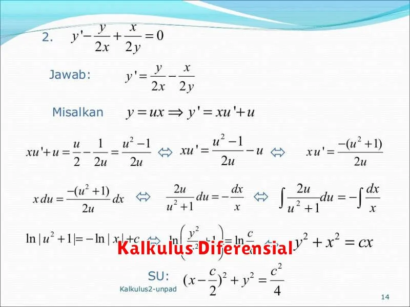 Kalkulus Diferensial