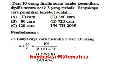 Kombinasi Matematika