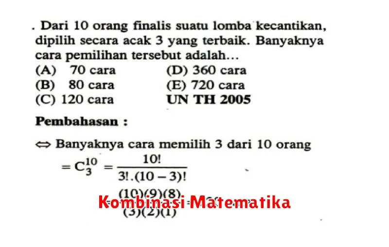 Kombinasi Matematika