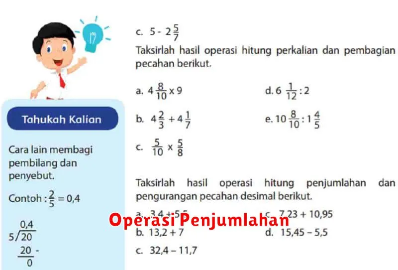 Operasi Penjumlahan