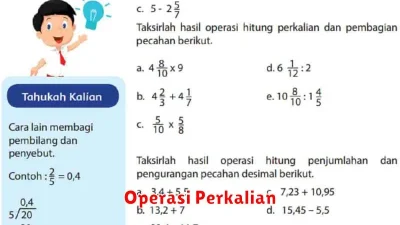 Operasi Perkalian