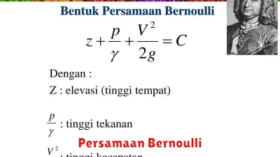 Persamaan Bernoulli