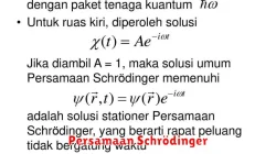 Persamaan Schrödinger