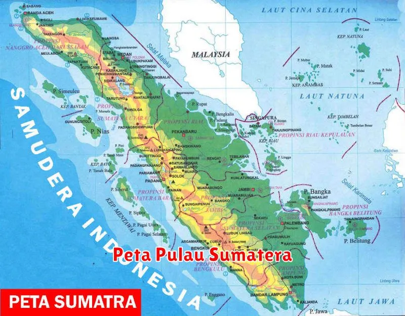 Peta Pulau Sumatera