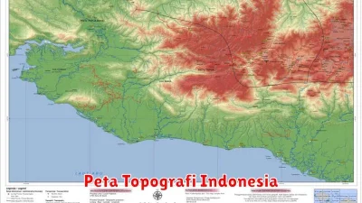 Peta Topografi Indonesia