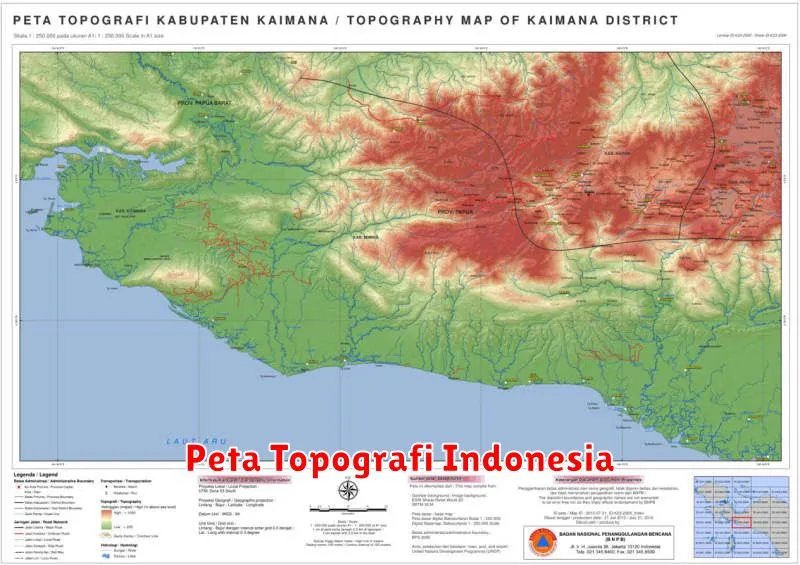 Peta Topografi Indonesia