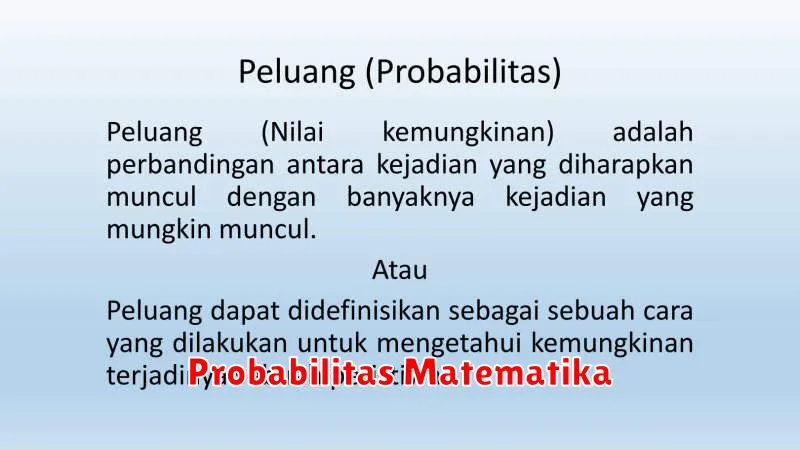 Probabilitas Matematika