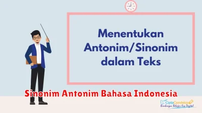 Sinonim Antonim Bahasa Indonesia